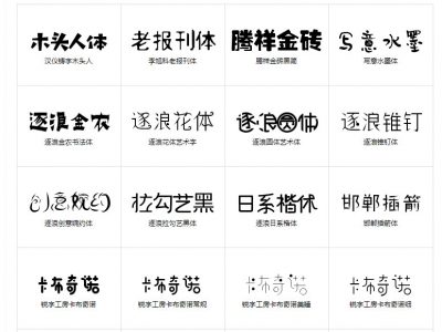 Read more about the article 文字LOGO產生器，書法、鋼筆、毛筆、POP等數百種字體可選擇
