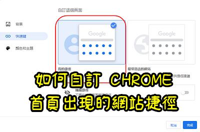 Read more about the article 如何自訂 CHROME首頁出現的網站捷徑